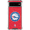 NBA Philadelphia 76ers Distressed Google Pixel 6 Clear Case